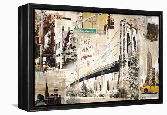 Manhattan-Tyler Burke-Framed Stretched Canvas