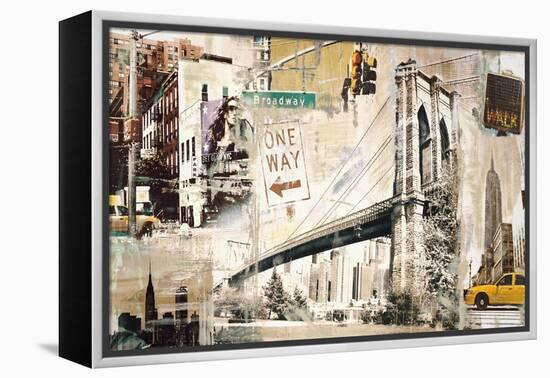 Manhattan-Tyler Burke-Framed Stretched Canvas