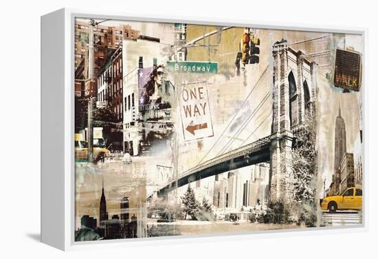 Manhattan-Tyler Burke-Framed Stretched Canvas