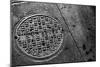 Manhole Cover NYC-null-Mounted Photo