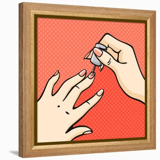 Manicure-Alena Kozlova-Framed Stretched Canvas