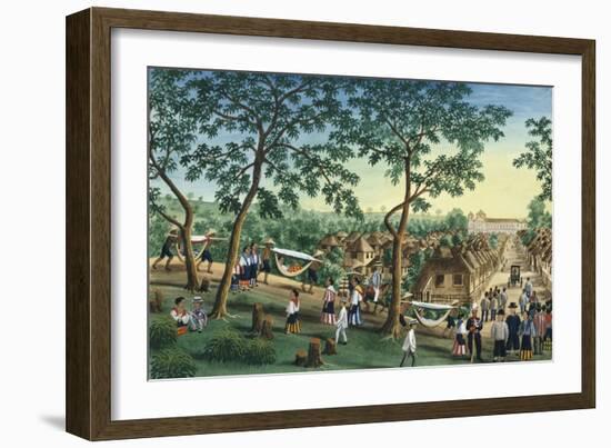 Manila and it's Environs: Outing to the Antipolo Fiesta-Jose Honorato Lozano-Framed Giclee Print