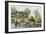 Manila and Its Environs: A Scene on the Pasig River-Jose Honorato Lozano-Framed Giclee Print