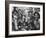 Manila Crowds Celebrate Philippines 15th Independence Anniversary During Douglas Macarthur's Visit-Grey Villet-Framed Photographic Print