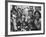 Manila Crowds Celebrate Philippines 15th Independence Anniversary During Douglas Macarthur's Visit-Grey Villet-Framed Photographic Print