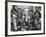 Manila Crowds Celebrate Philippines 15th Independence Anniversary During Douglas Macarthur's Visit-Grey Villet-Framed Photographic Print