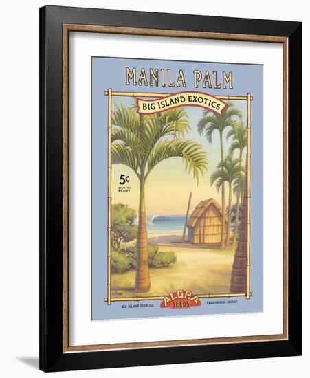 Manila Palm-Kerne Erickson-Framed Art Print