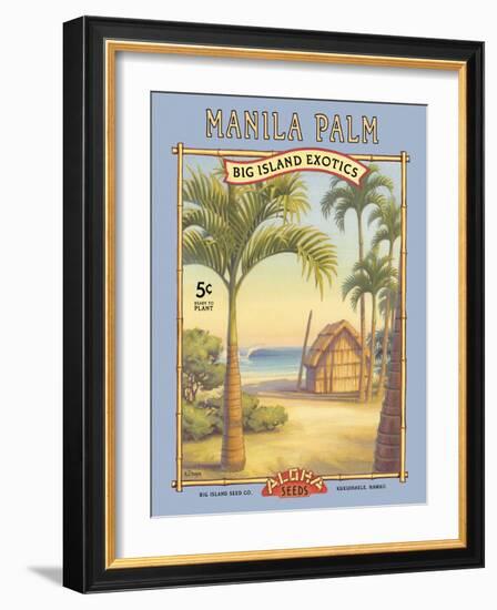 Manila Palm-Kerne Erickson-Framed Art Print