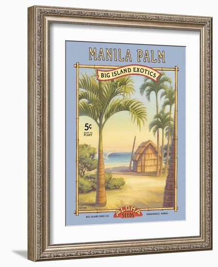 Manila Palm-Kerne Erickson-Framed Art Print