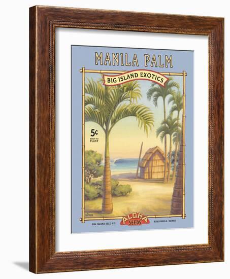 Manila Palm-Kerne Erickson-Framed Art Print