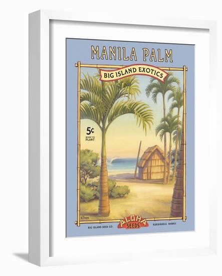 Manila Palm-Kerne Erickson-Framed Art Print