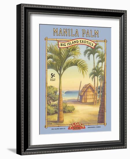 Manila Palm-Kerne Erickson-Framed Art Print