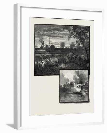 Manitoba: Selkirk (Top), Lower Fort Garry (Bottom), Canada, Nineteenth Century-null-Framed Giclee Print