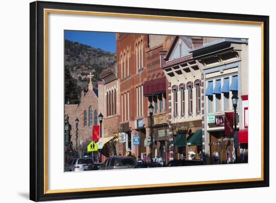 Manitou Avenue, Manitou Springs, Colorado, USA-Walter Bibikow-Framed Photographic Print