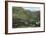 Manitou Springs, Colorado, Aerial View of the Town-Lantern Press-Framed Art Print