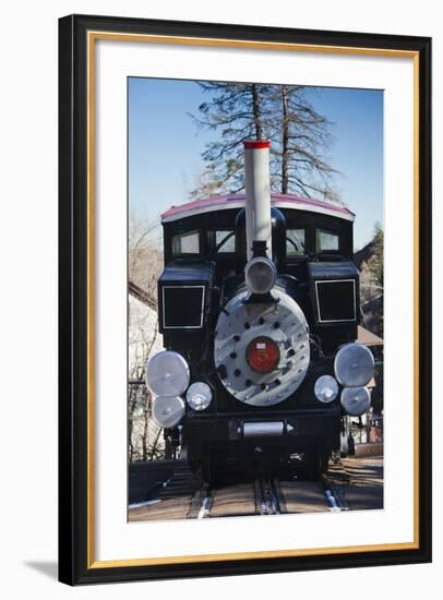 Manitou Springs, Pikes Peak Cog Railway, Locomotive Train, Colorado, USA-Walter Bibikow-Framed Photographic Print