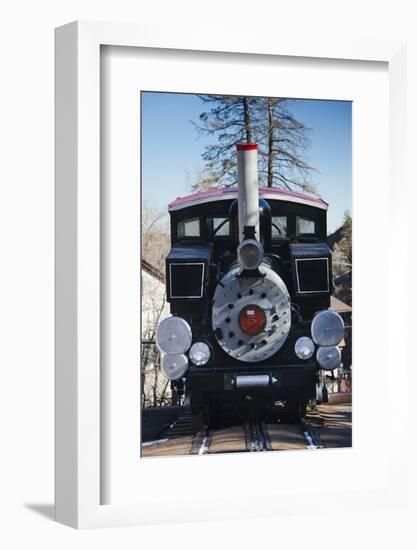 Manitou Springs, Pikes Peak Cog Railway, Locomotive Train, Colorado, USA-Walter Bibikow-Framed Photographic Print