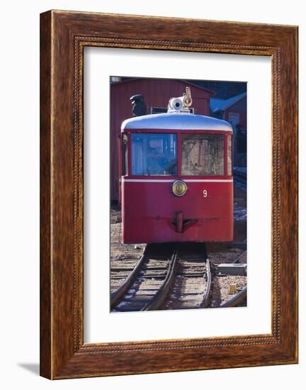 Manitou Springs, Pikes Peak Cog Railway, Locomotive Train, Colorado, USA-Walter Bibikow-Framed Photographic Print