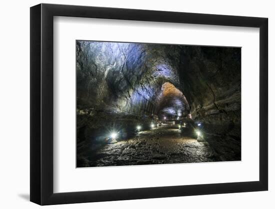 Manjanggul Longest Lava Tube System in the World on the Island of Jejudo-Michael-Framed Photographic Print