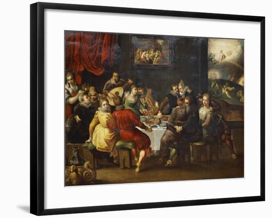 Mankind Awaiting Last Judgment-Dirck Barendsz-Framed Giclee Print