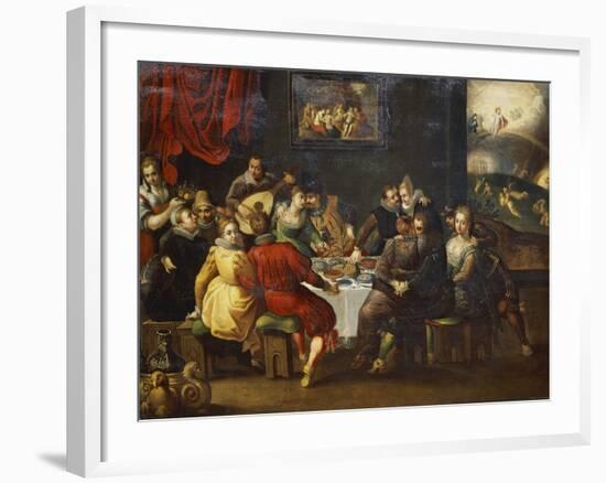 Mankind Awaiting Last Judgment-Dirck Barendsz-Framed Giclee Print