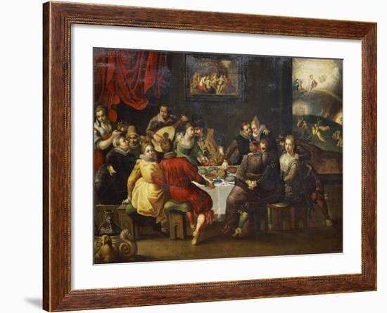 Mankind Awaiting Last Judgment-Dirck Barendsz-Framed Giclee Print