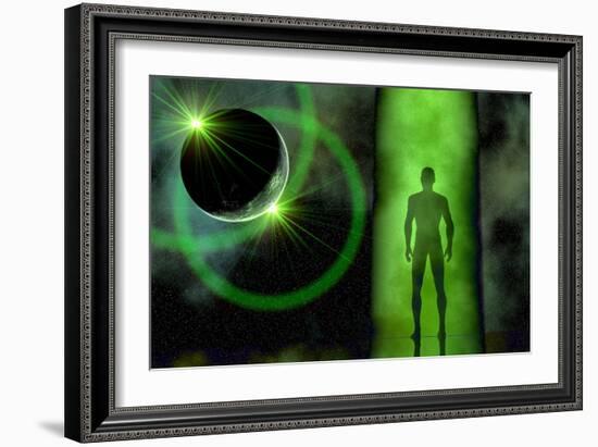 Mankinds Continued Progress in Science and Technology-null-Framed Premium Giclee Print