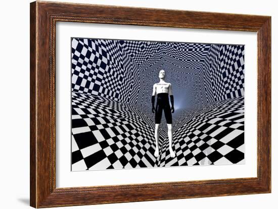 Mankinds Use of Binary Language-null-Framed Premium Giclee Print