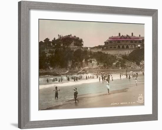 Manly Beach, Sydney, New South Wales, Australia-null-Framed Photographic Print