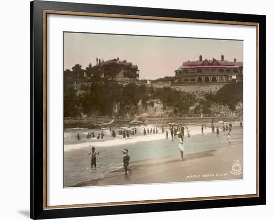 Manly Beach, Sydney, New South Wales, Australia-null-Framed Photographic Print