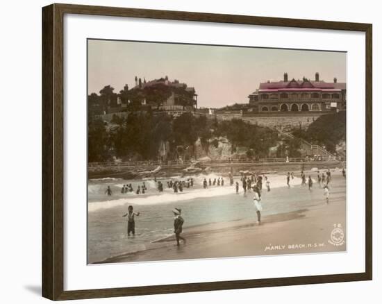 Manly Beach, Sydney, New South Wales, Australia-null-Framed Photographic Print