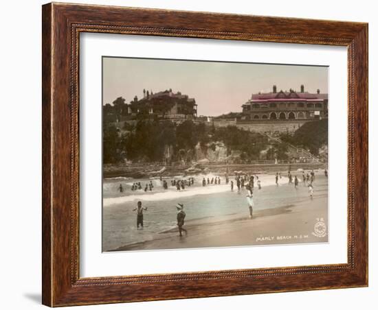 Manly Beach, Sydney, New South Wales, Australia-null-Framed Photographic Print