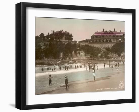 Manly Beach, Sydney, New South Wales, Australia-null-Framed Photographic Print