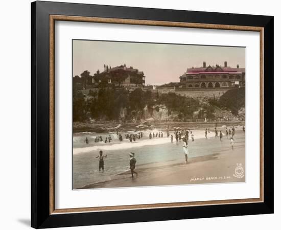 Manly Beach, Sydney, New South Wales, Australia-null-Framed Photographic Print