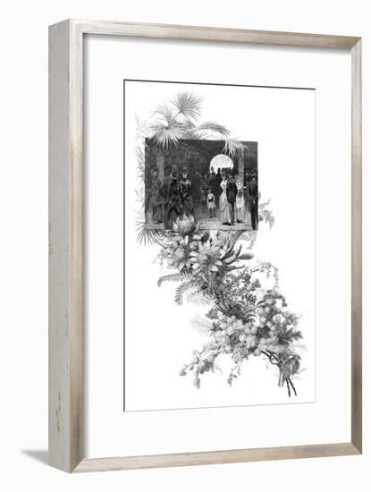 Manly Wild Flower Show, Sydney, New South Wales, Australia, 1886-null-Framed Giclee Print