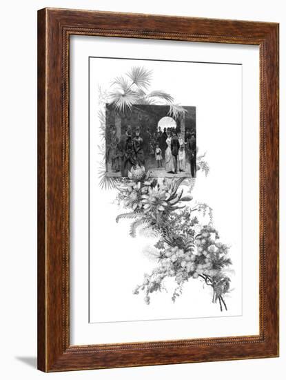 Manly Wild Flower Show, Sydney, New South Wales, Australia, 1886-null-Framed Giclee Print