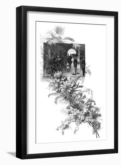 Manly Wild Flower Show, Sydney, New South Wales, Australia, 1886-null-Framed Giclee Print