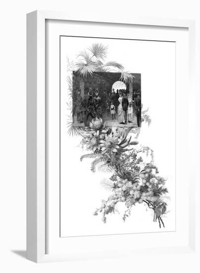 Manly Wild Flower Show, Sydney, New South Wales, Australia, 1886-null-Framed Giclee Print