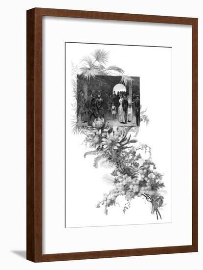 Manly Wild Flower Show, Sydney, New South Wales, Australia, 1886-null-Framed Giclee Print