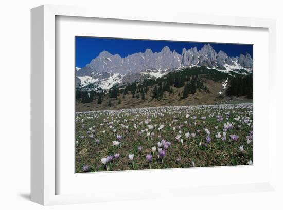 Manndlwand Hochkoenig Salzburg-null-Framed Art Print