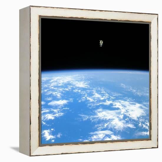 Manned Maneuvring Unit Space Walk, 1984-null-Framed Premier Image Canvas