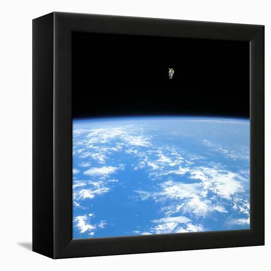 Manned Maneuvring Unit Space Walk, 1984-null-Framed Premier Image Canvas