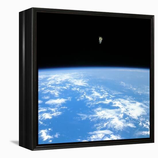 Manned Maneuvring Unit Space Walk, 1984-null-Framed Premier Image Canvas