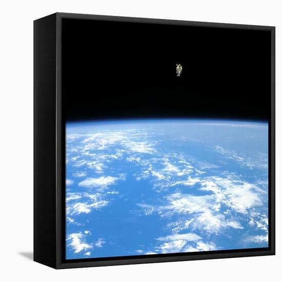 Manned Maneuvring Unit Space Walk, 1984-null-Framed Premier Image Canvas