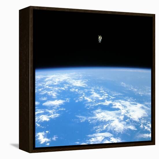 Manned Maneuvring Unit Space Walk, 1984-null-Framed Premier Image Canvas