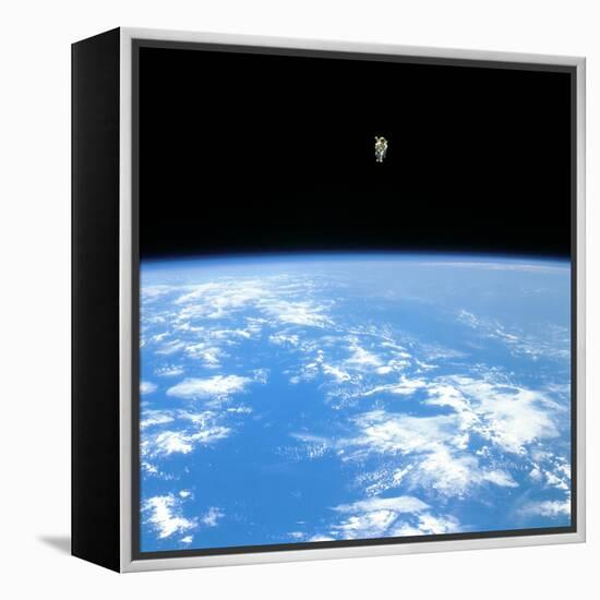 Manned Maneuvring Unit Space Walk, 1984-null-Framed Premier Image Canvas