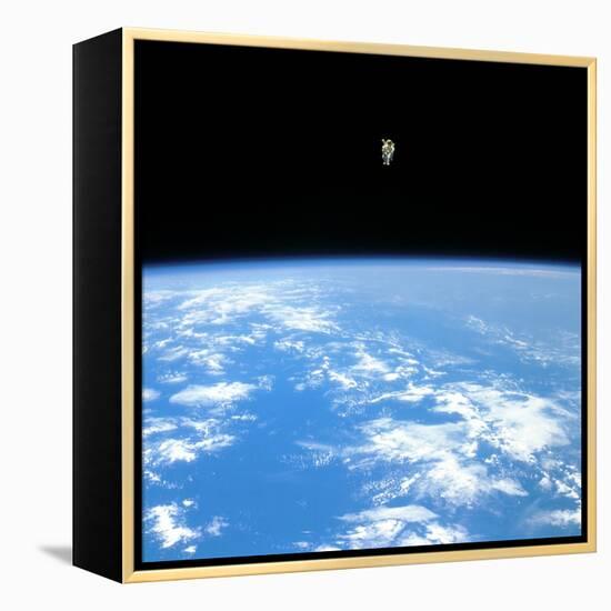 Manned Maneuvring Unit Space Walk, 1984-null-Framed Premier Image Canvas