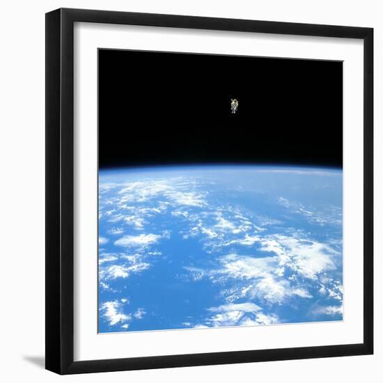 Manned Maneuvring Unit Space Walk, 1984-null-Framed Premium Photographic Print