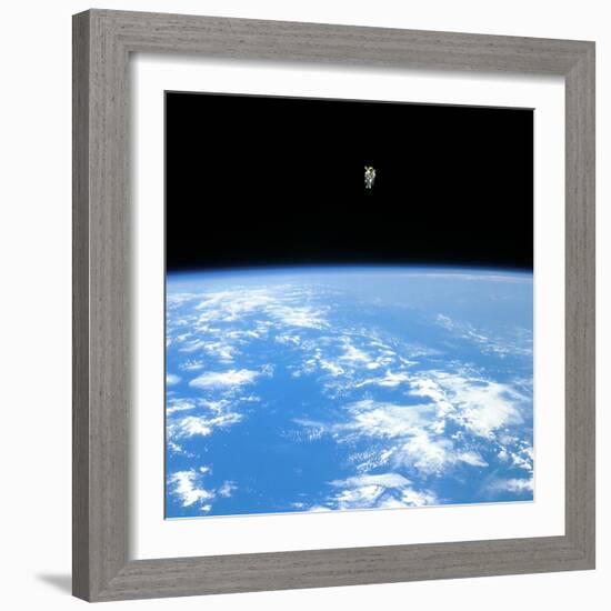 Manned Maneuvring Unit Space Walk, 1984-null-Framed Photographic Print