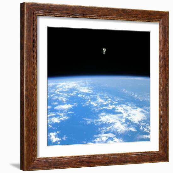 Manned Maneuvring Unit Space Walk, 1984-null-Framed Photographic Print